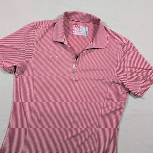 Chick-fil-a Polo Shirt Size S Oobe Team Style Hydrochill Crew Uniform Red White